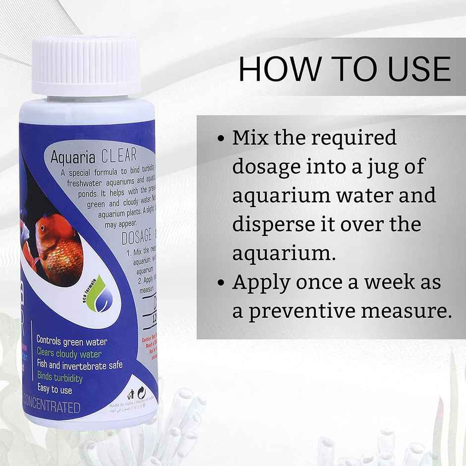Foodie Puppies Aquatic Remedies Aquaria Clear Cloudy Water Remover For Freshwater Aquariums