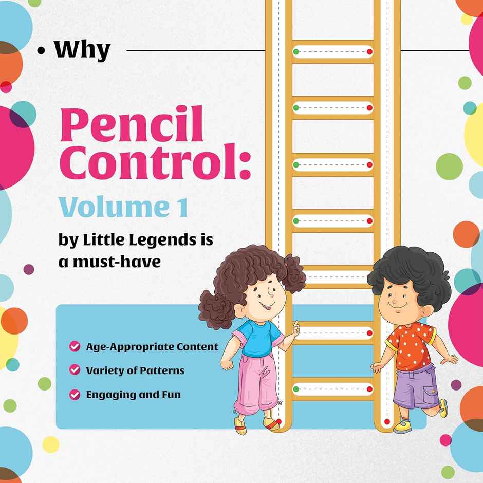 Oswaal Books Lil Legends My First Book Of Patterns | Volume-1 | 3+ Age Group