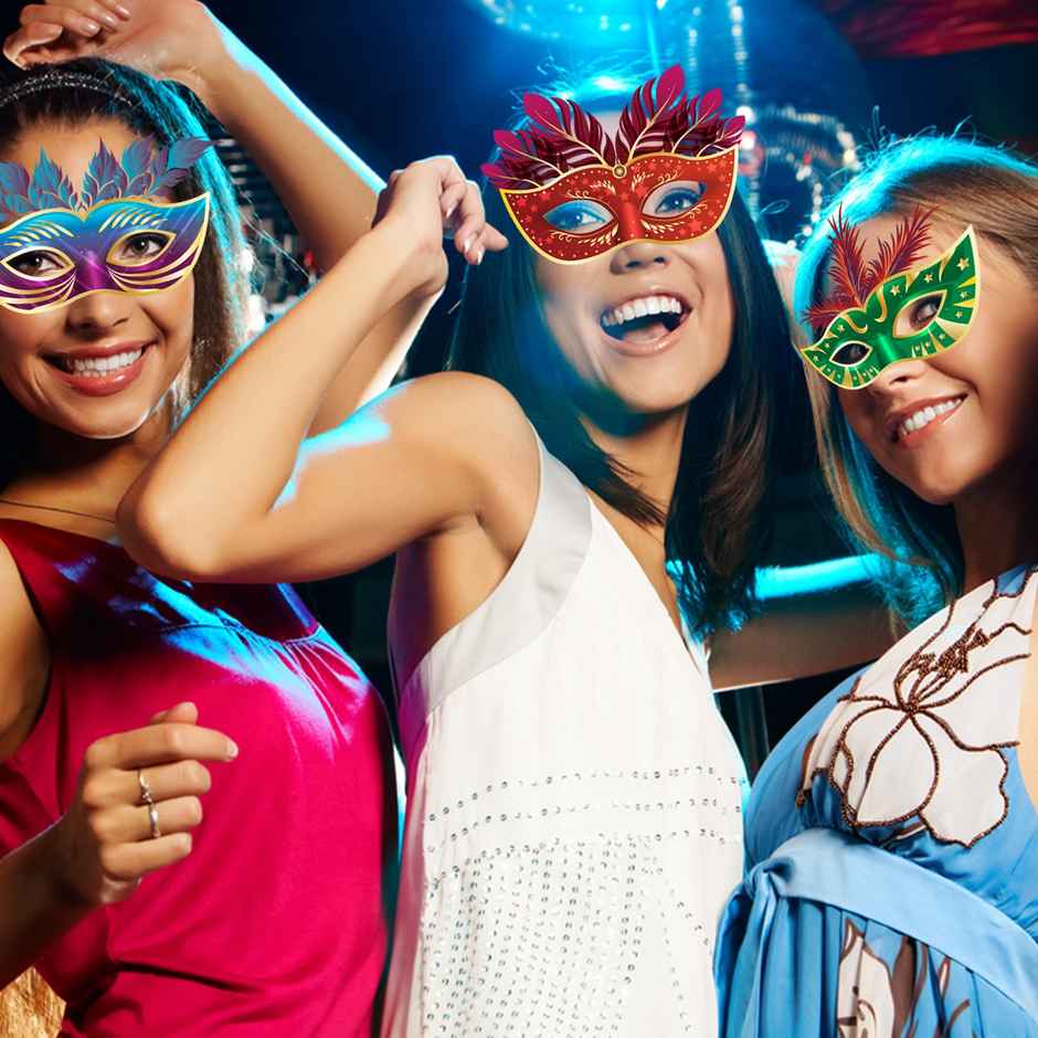 Eye Masks For Party | Assorted | Party Propz