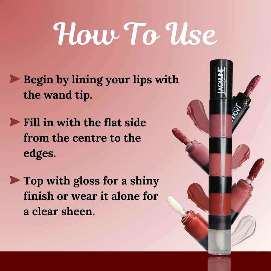 Jaquline USA Stack Attack 4 in 1 Liquid Lipstick - Boss Bold