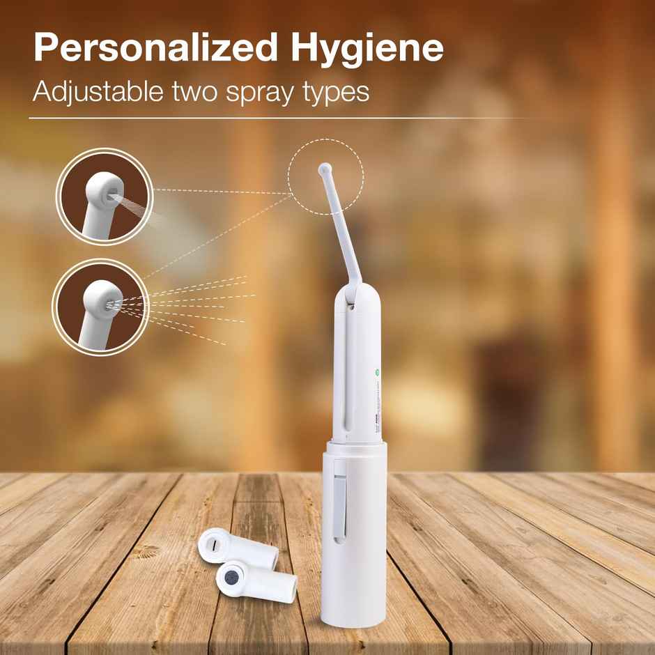 Kohler Purewash Portable Jet Spray Battery Operated Bidet With 200ml Refillable Bottle | White