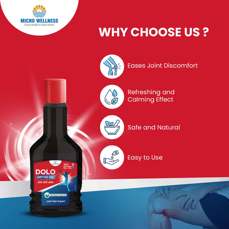 Dolo Ortho Oil For Joint And Muscle Pain