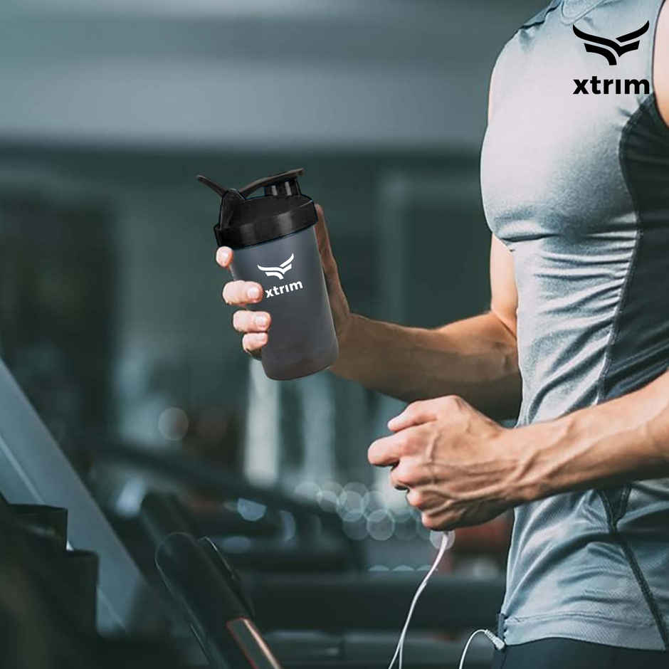 Xtrim Shaker for Protein Shake, Gym Bottle - Lightweight & Leakproof | Assorted