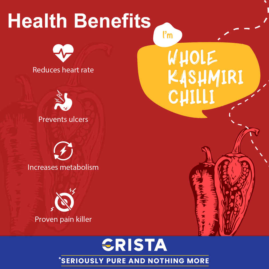 CRISTA Whole Kashmiri Chilli