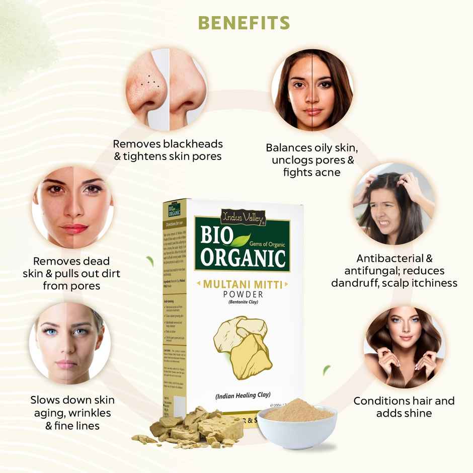 Bio Organics Multani Mitti Powder