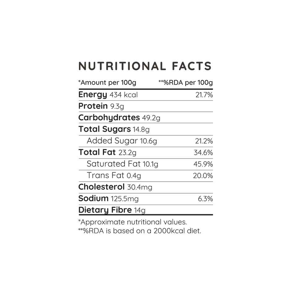 Suchali's Artisan Bakehouse Multiseed Millet Cookies | Pack of 10