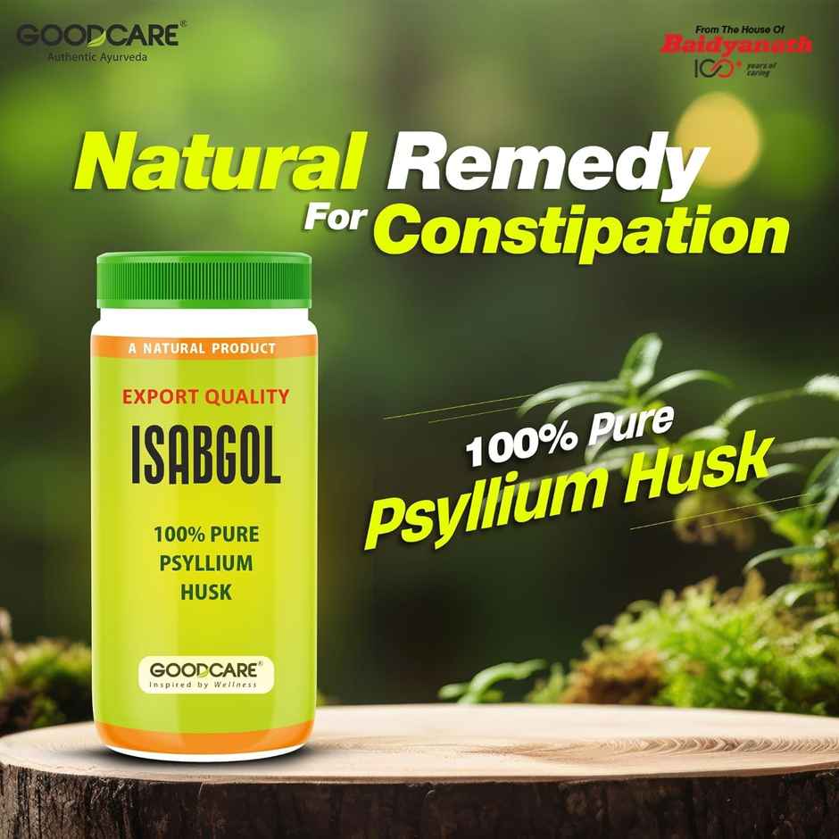 Goodcare Isabgol Psyllium Husk Regularizes Bowel Movement For Constipation Pack Of 2