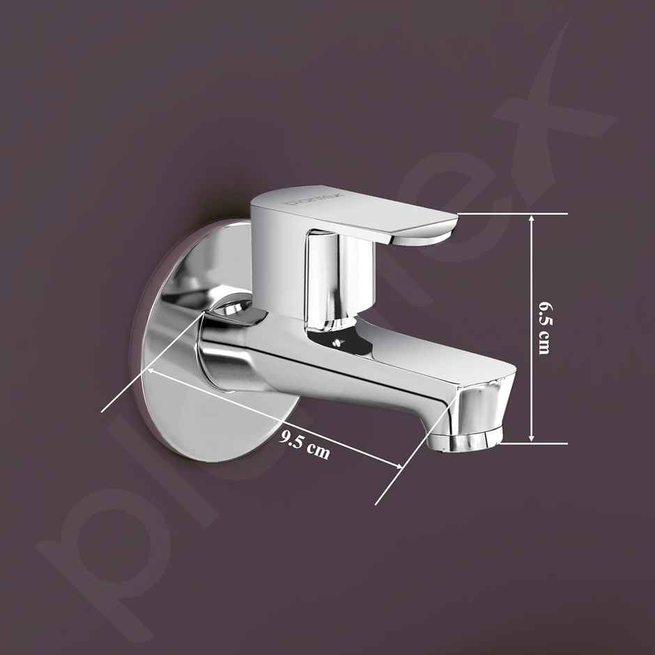 Plantex Single Lever Bib Cock (Mirror Chrome Finish)