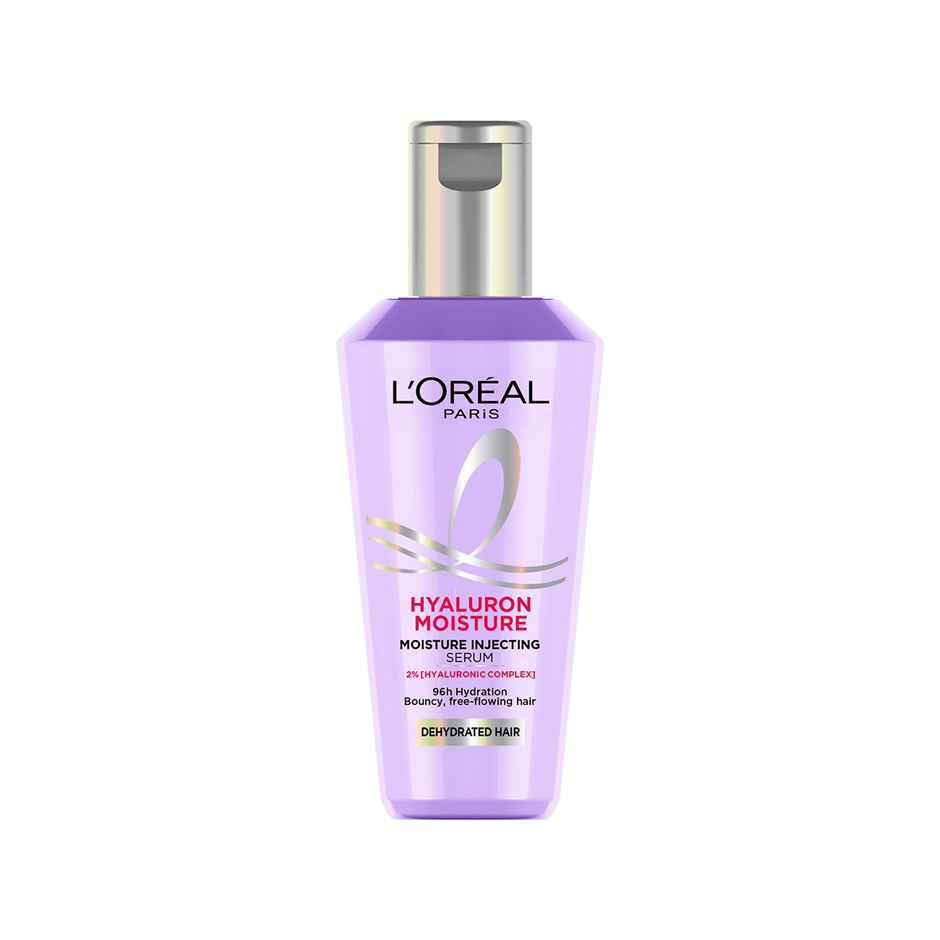 L'Oreal Paris Hyaluron Moisture Hair Serum With Hyaluronic Acid For Bouncy - Frizz-Free Hair