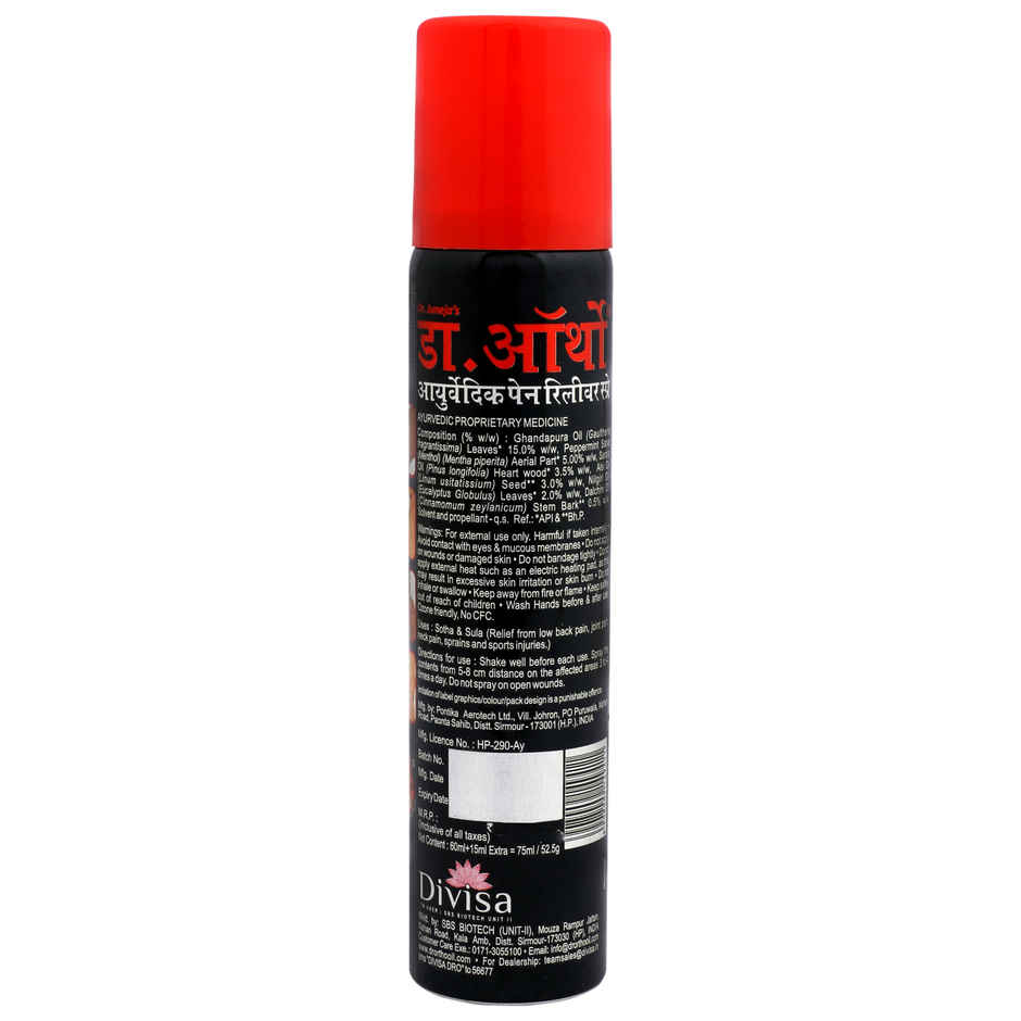 Dr. Ortho Ayurvedic Pain Relief Spray