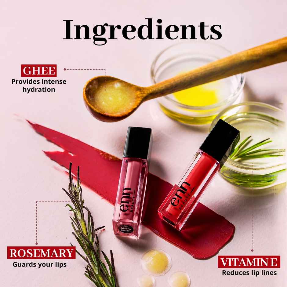 ENN Beauty Liquid Lipstick | Coral Cooler | Paraben Free