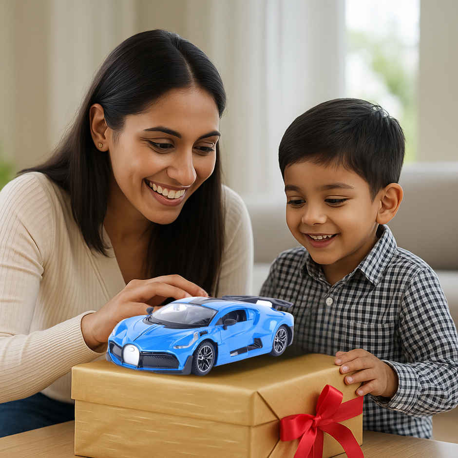 Frendo RC Door Opening Car | 1200mAh | 100+ft Range | Drift | Bug Blue