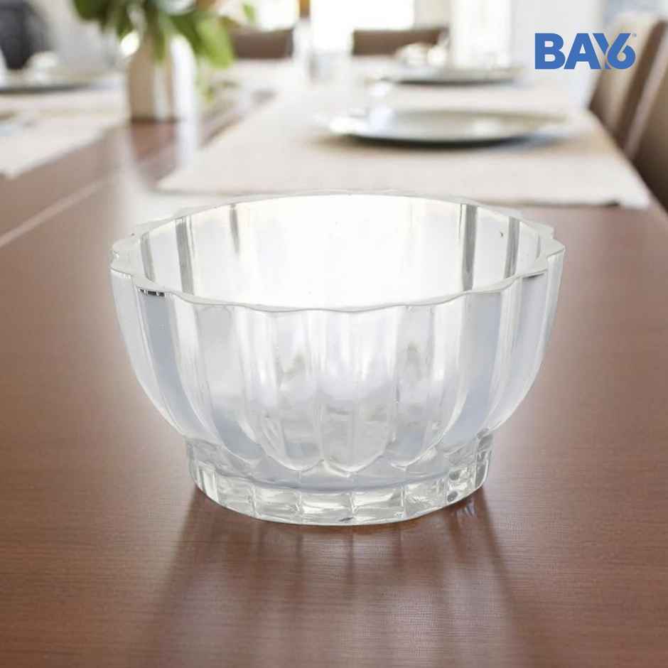 BAY6 Glass Dessert Bowl Set - 4.5 Inch -(2pc)