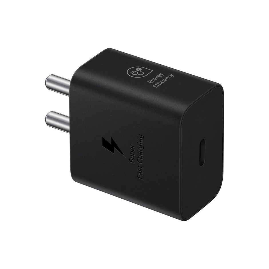 Samsung Original 25W, Type C Power Adaptor compatible for all Samsung Devices (Super Fast Charge 3.0) - Black