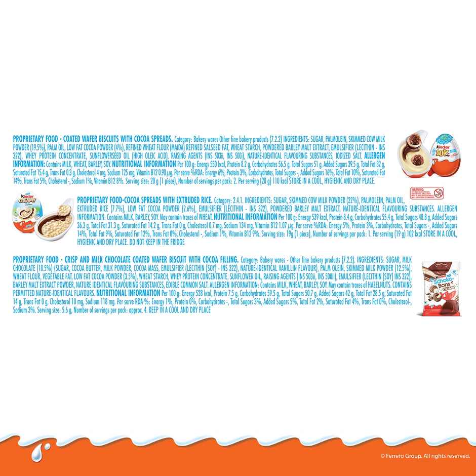 Kinder Happiness Times Assorted Chocolates Gift Pack | Small