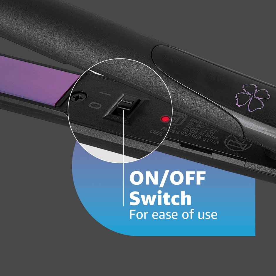 Vega Adore Hair Straightener for Women with Ceramic Plates & Fast Heat, 1 Year Warranty, (VHSH-18)