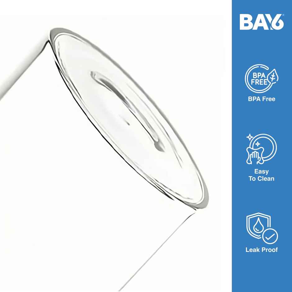 BAY6 Borosilicate Glass Bottle 500 ml