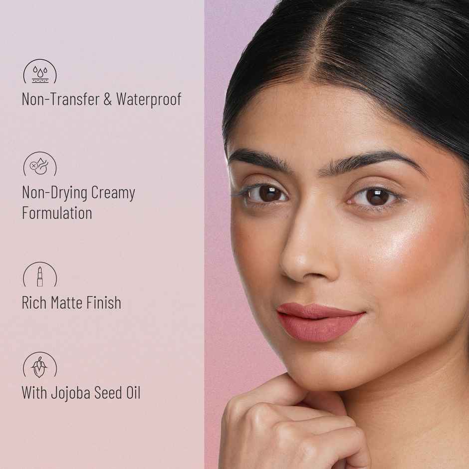 Swiss Beauty Non Transfer Waterproof Lipstick | 415 Bare