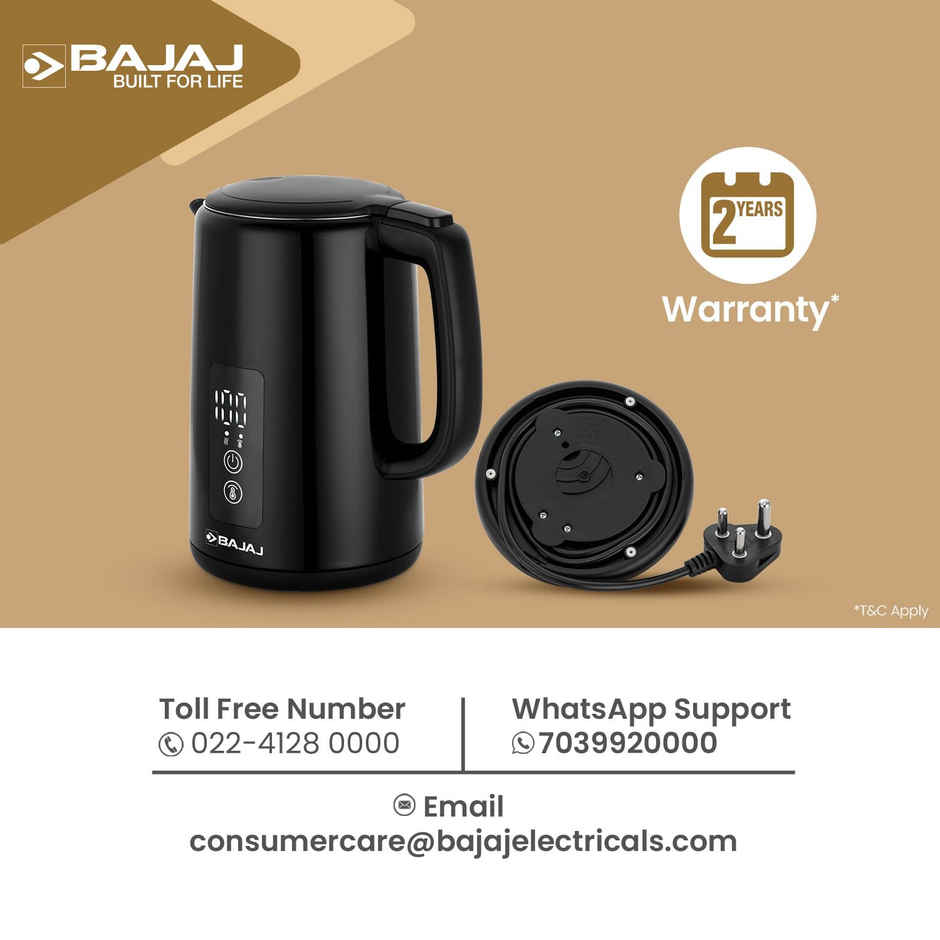 Bajaj KTP 1.5 Litre Digital Electric Kettle