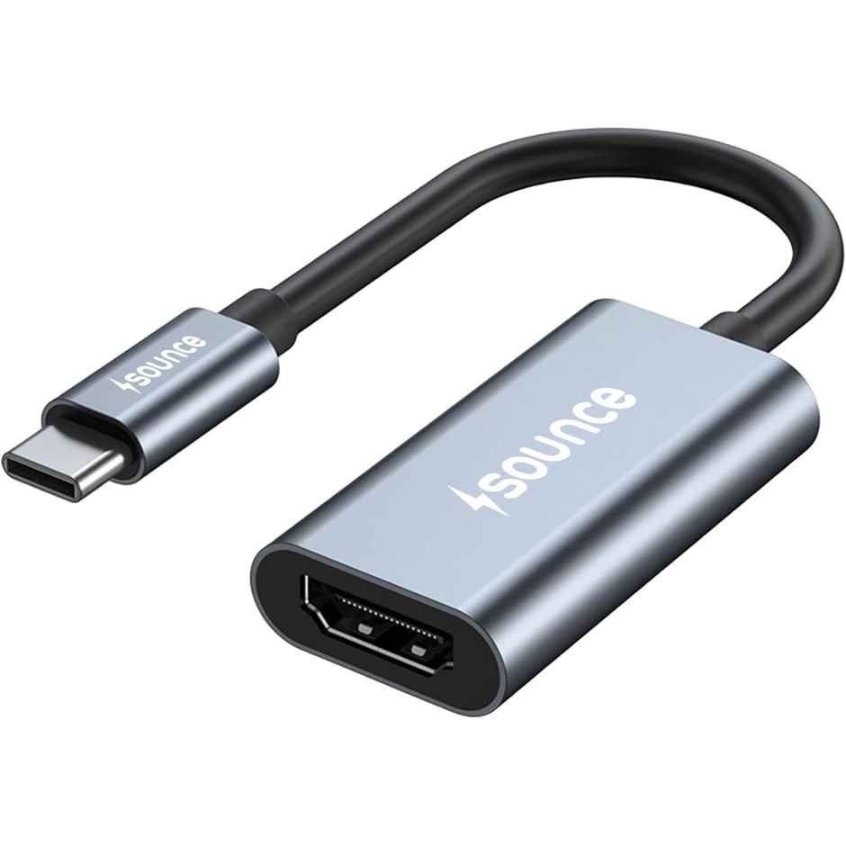 Sounce Usb C To Hdmi Adapter, Type C To Hdmi 4K Adapter (Thunderbolt 3Compatible) (Grey)