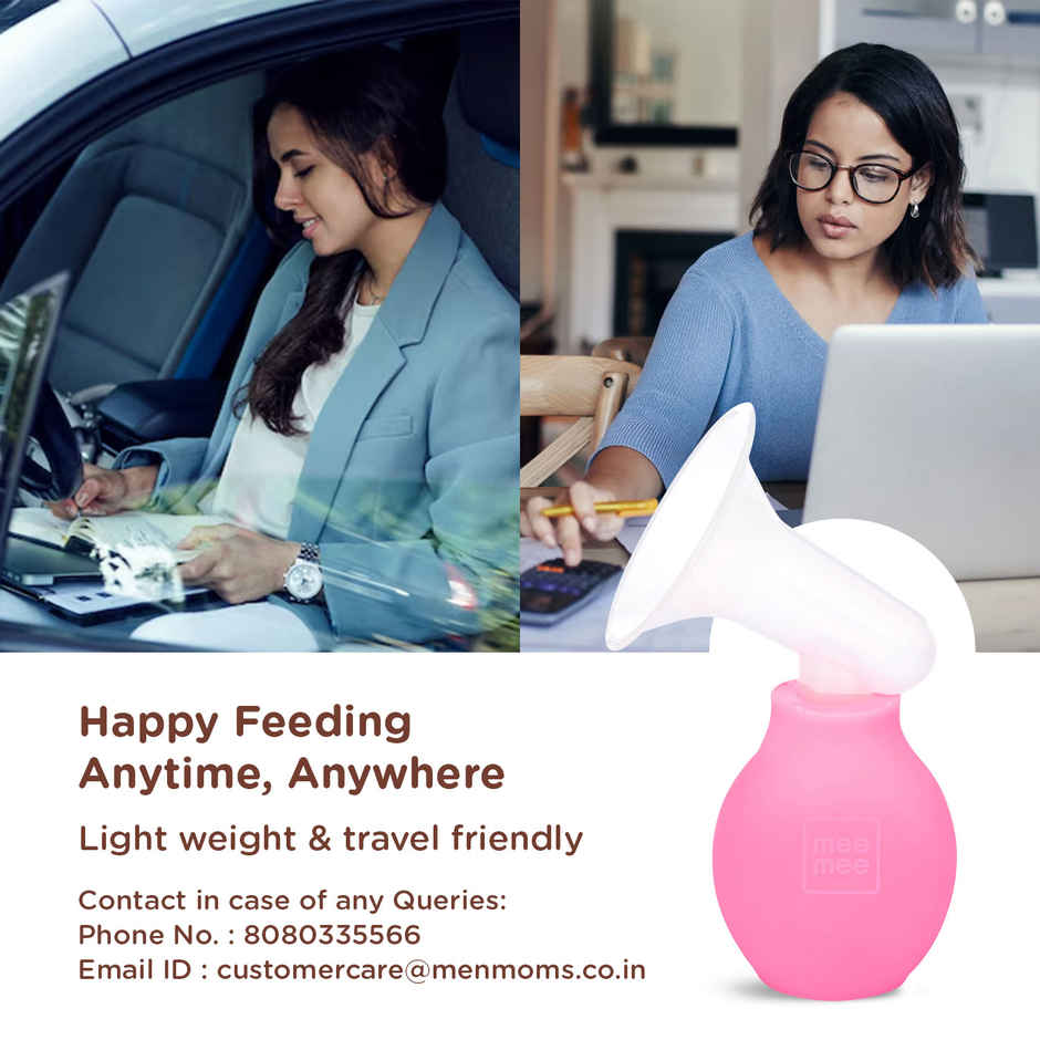 Mee Mee Compact Travel-Friendly Manual Breast Pump for Nursing and Breastfeeding