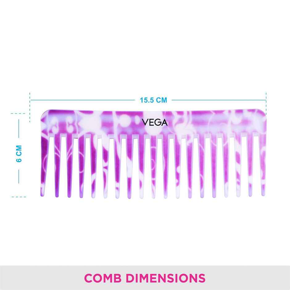 VEGA Lilac Shampoo Comb for Men & Women, (1268)