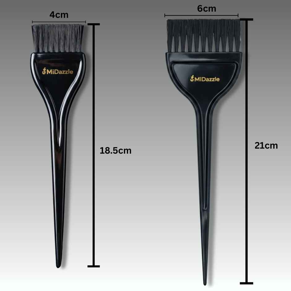 Midazzle Professional Use Hair Coloring Dyeing Kit Brush With Bowl