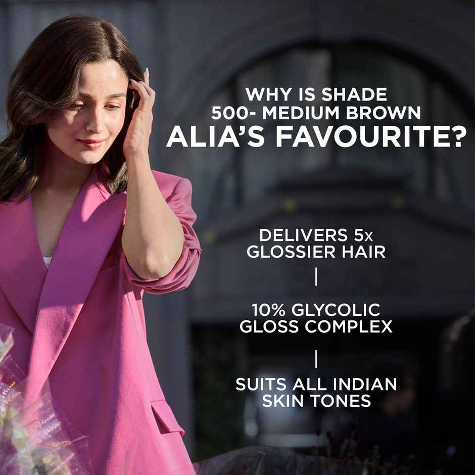 L'Oreal Paris Casting Cream Gloss Hair Color With Glycolic Gloss Complex | Medium Brown