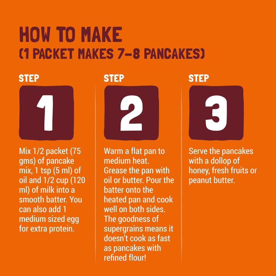 Slurrp Farm Millet Eggless Pancake Mix With Banana Choco Chip No Maida, Healthy Breakfast For Kids & Adults, 150 Gm(150gms) & Slurrp Farm Millet Pancake Mix - Classic 150 Gram(150gms) Combo