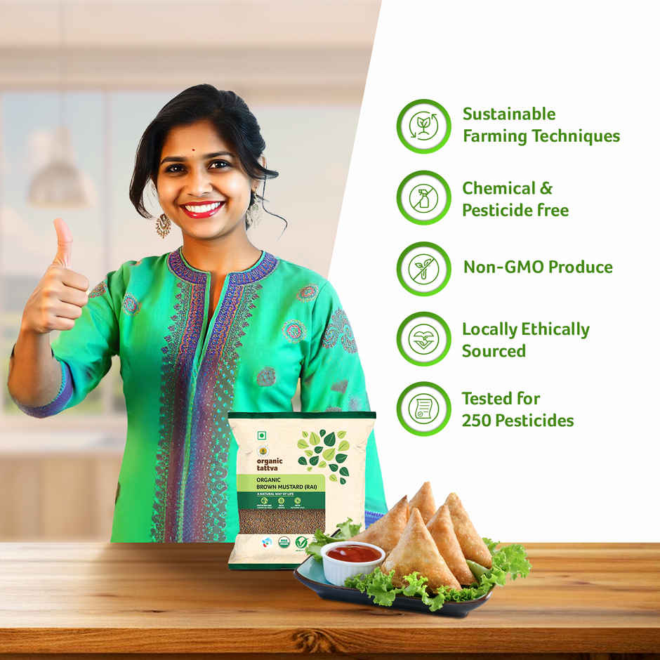 Organic Tattva Brown Mustard (Rai)