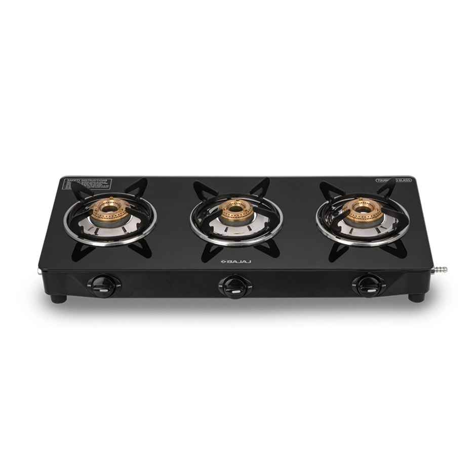 Bajaj 3 Burners Glasstop Gas Stove Ucx 3b