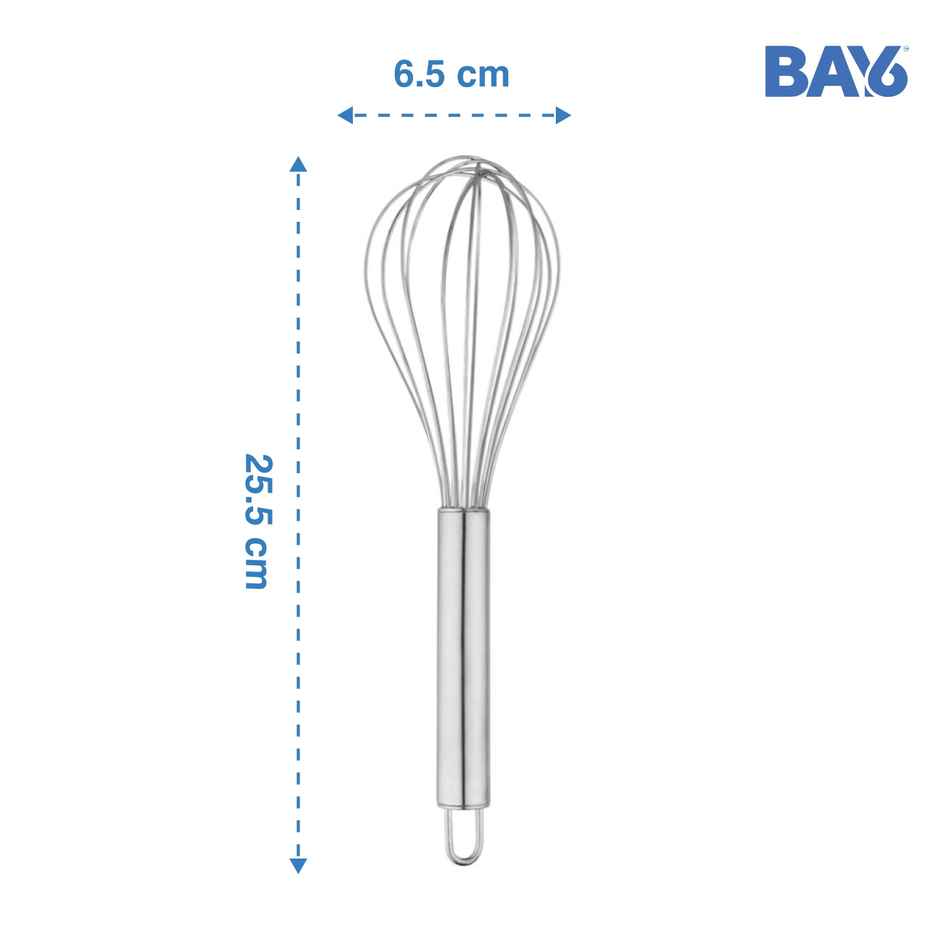 BAY6 Steel Whisk with Pipe Handle