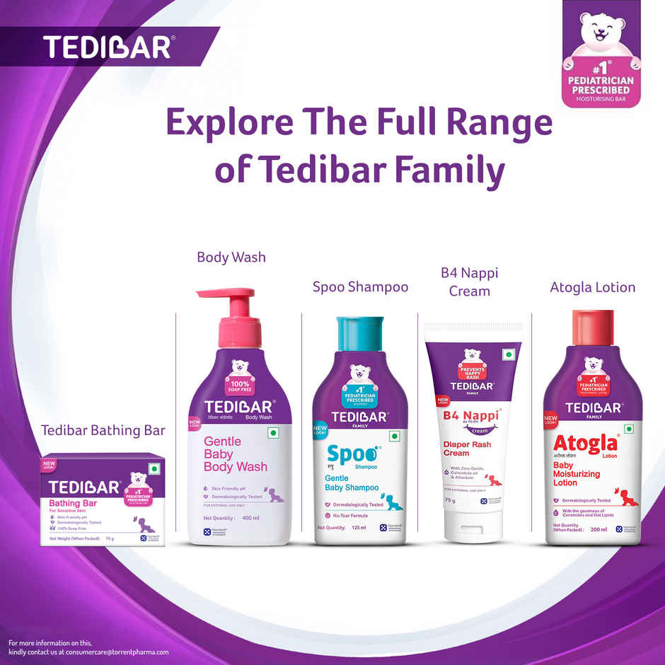 Tedibar Bathing Bar For Babies Sensitive Skin Pack