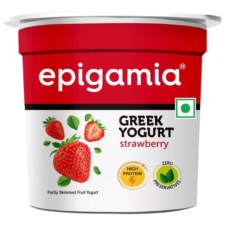 Kellogg's Crunchy Fruit & Nut Breakfast Cereals Muesli(750 gms) & Epigamia Greek Yogurt - Strawberry(90 gms) Combo
