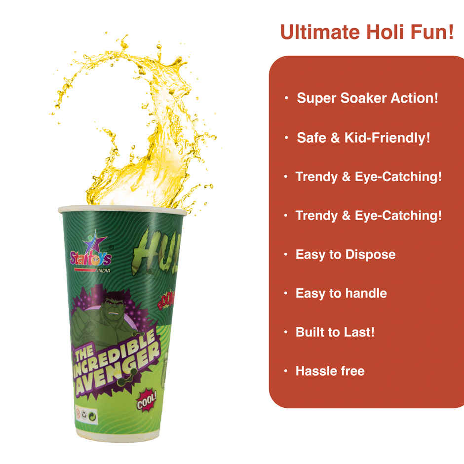Hulk Holi Magic Glass | Star