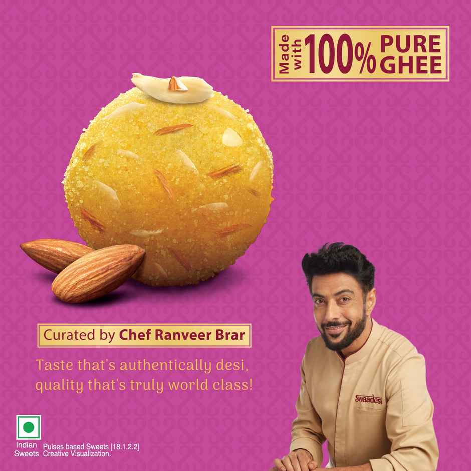 Ghee Dry Fruit Besan Laddoo By UNIBIC Swaadesi