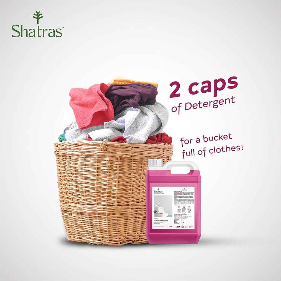 Shatras Liquid Detergent | Cloth Freshener Liquid With Fabric Conditioner Pink Liquid Detergent
