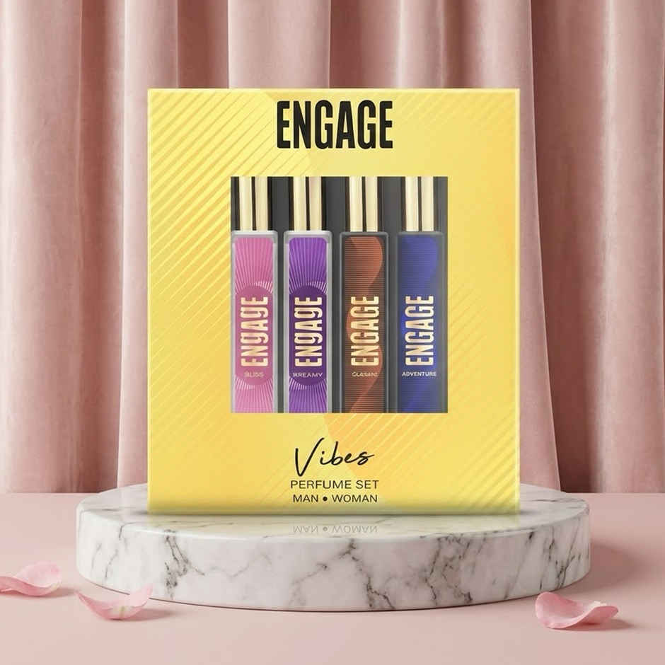 Engage Vibes Perfume Spray Set For Men & Women