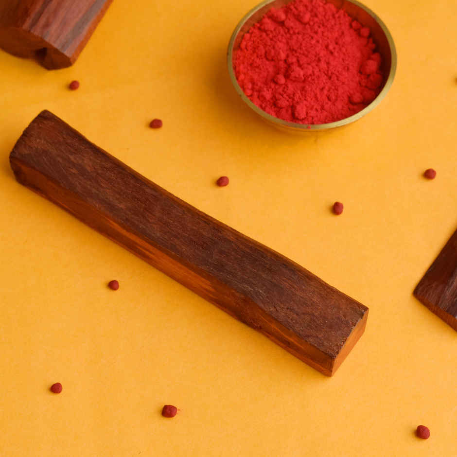 Pure Original Natural Red Sandalwood (Chandan) Stick | Satvik