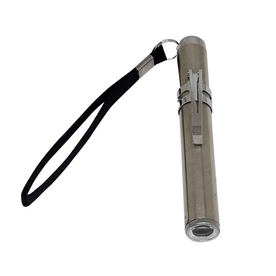 Sahyog Wellness Metal Mini Medical Pocket Pen Torch Having White Light - Silver