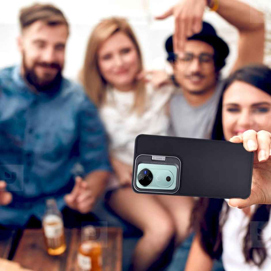 Artistque Case for Vivo V40 | V40 Pro | T3 Ultra 5g Back Cover - Camera Stand