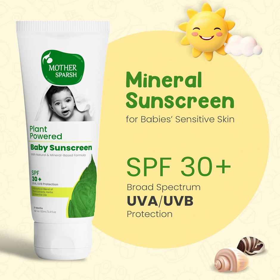 Mother Sparsh Natural Baby Sunscreen Lotion