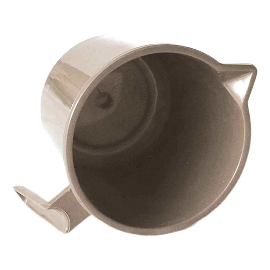 Kuber Industries Pack of 2 Plastic 1.5 Litre Lightweight | Unbreakable Bathroom Mug (Light Brown)