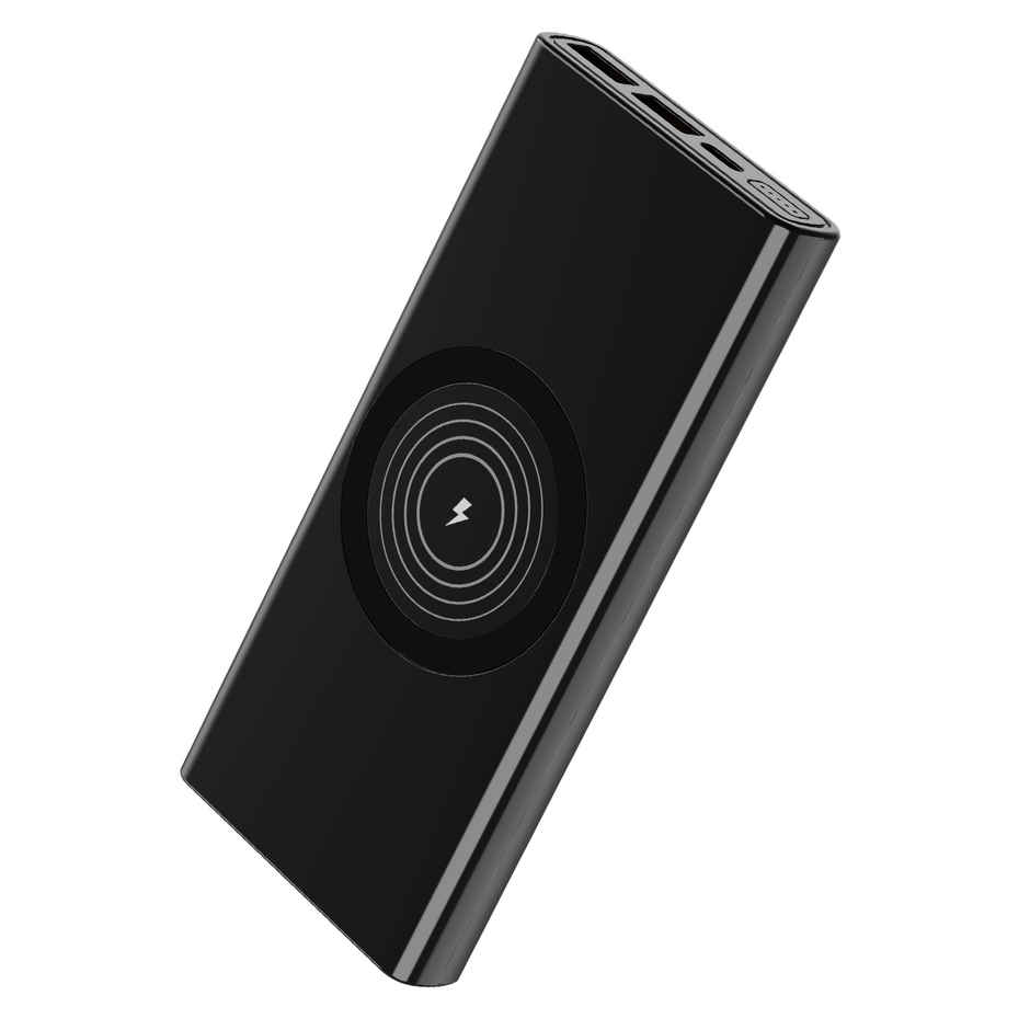 boAt 10000 mAh Wireless Power Bank w/ 15W Wireless Charging - PB310 Wireless Pro (Carbon Black)