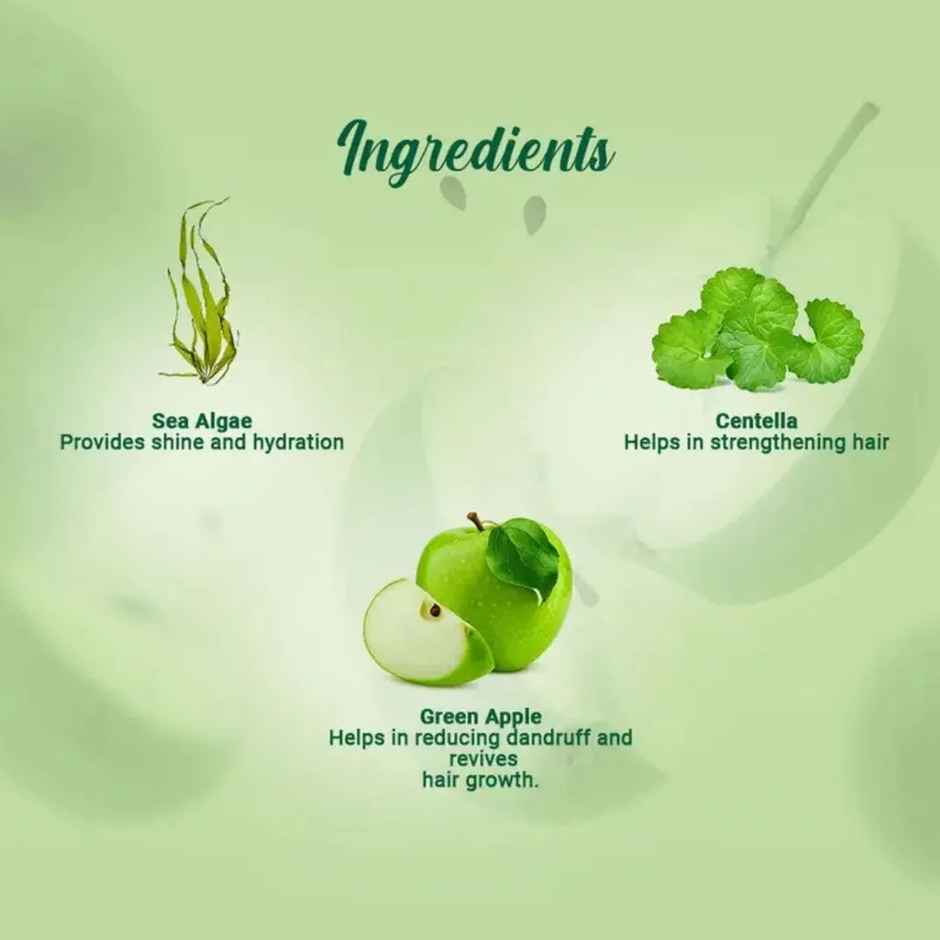 Biotique Green Apple Shine & Gloss Shampoo With Conditioner