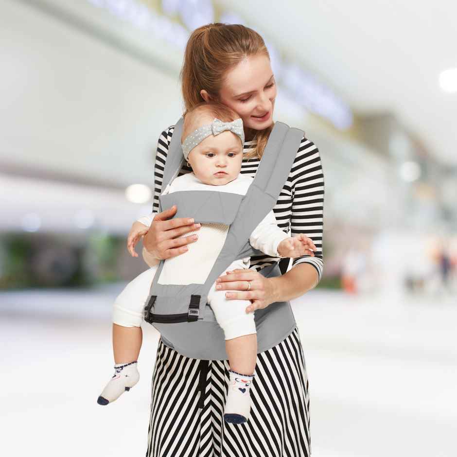 R for Rabbit Upsy Daisy Baby Carrier ( Grey Cream )