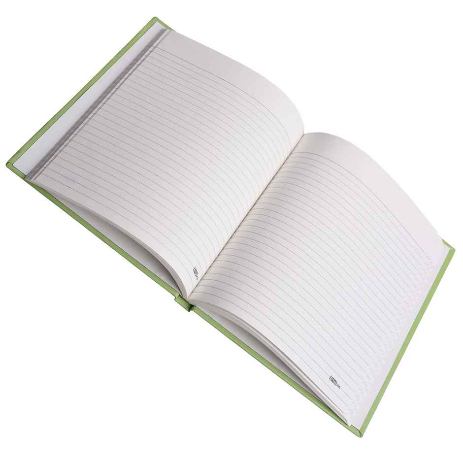 Papboo Hardboundnotebook Diary, (22 X 17.5 Cm, 80 Gsm, 140 Single Ruled Pages - Nimbu Mirchi