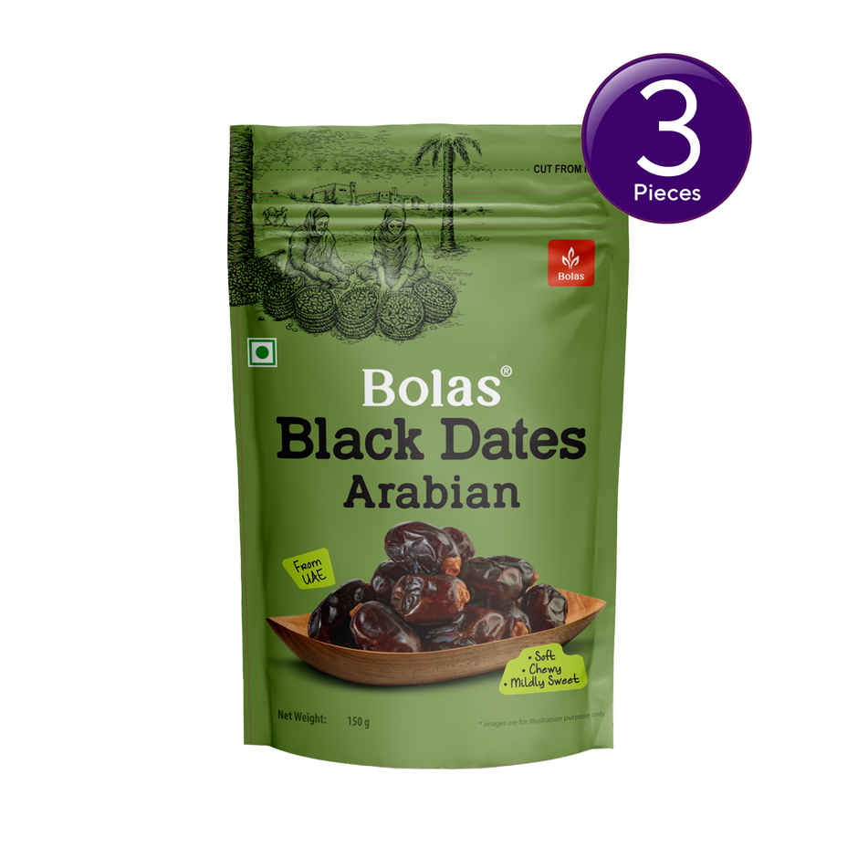 Bolas Black Arabian Dates Combo 