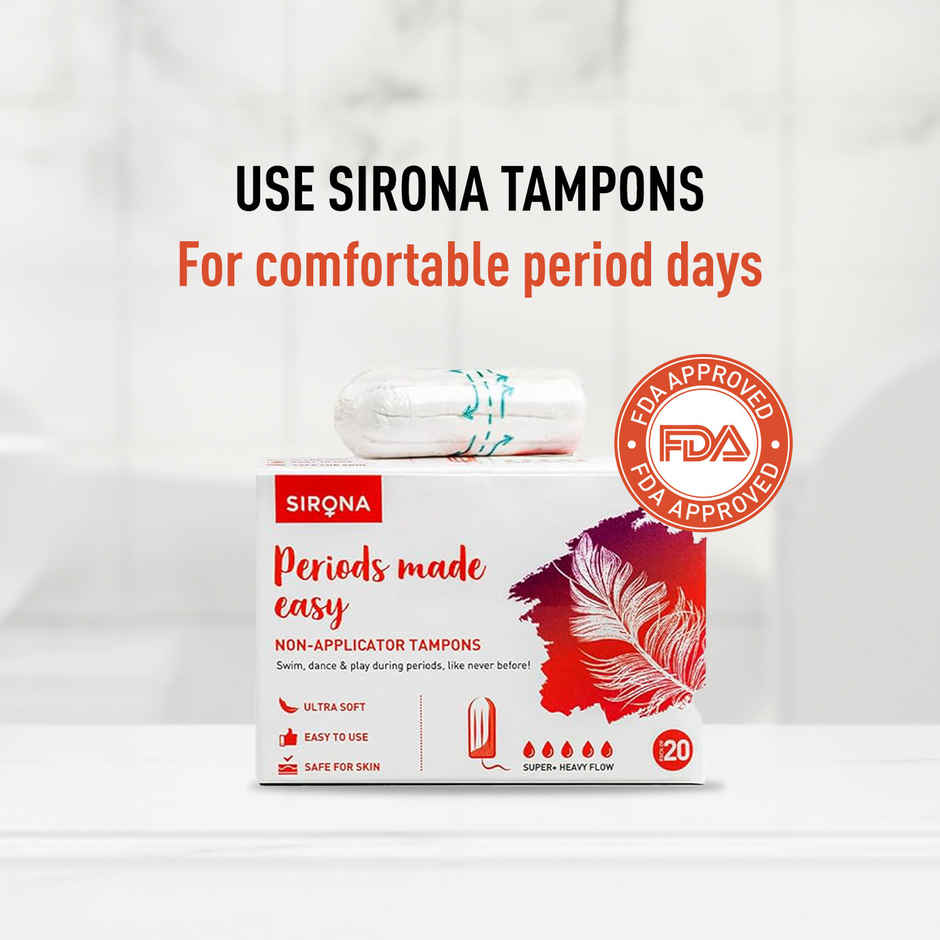 Sirona Premium Digital Tampon Super Plus Heavy Flow