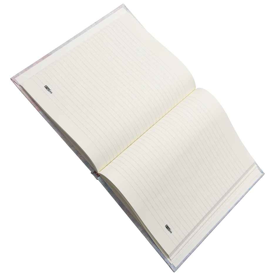 Papboo Hardboundnotebook Diary, (22 X 17.5 Cm, 80 Gsm, 140 Single Ruled Pages - Mood